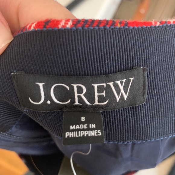 JCrew A-Line Mini Skirt in Plaid - Picture 5 of 5
